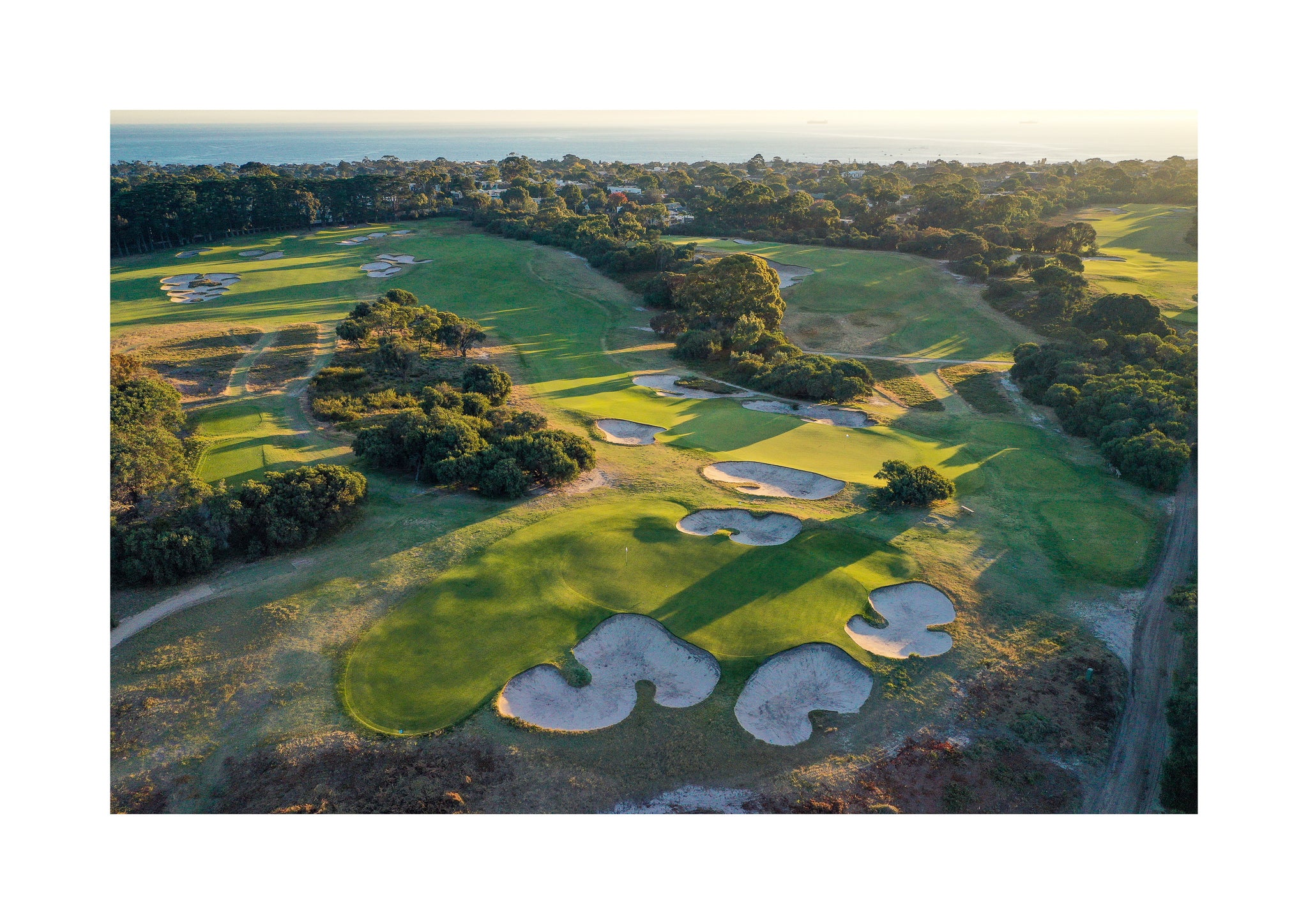 West Course Turn at Royal Melbourne